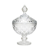 Deluxe Crystal Cut Candy Jar - Bowl - 23cmH