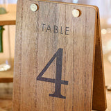 Wooden Table Numbers 1 - 12