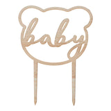 Teddy Bear "Baby" Cake Topper