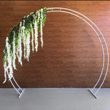 Round Metal Arch / Frame -WHITE  280cm Wide x 230cm Height - PICK UP ONLY