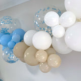 Blue Balloon Arch Garland Kit Diy Blue Chocolate Sand Teddy 